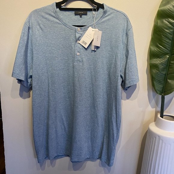 VINCE Henley T-Shirt M